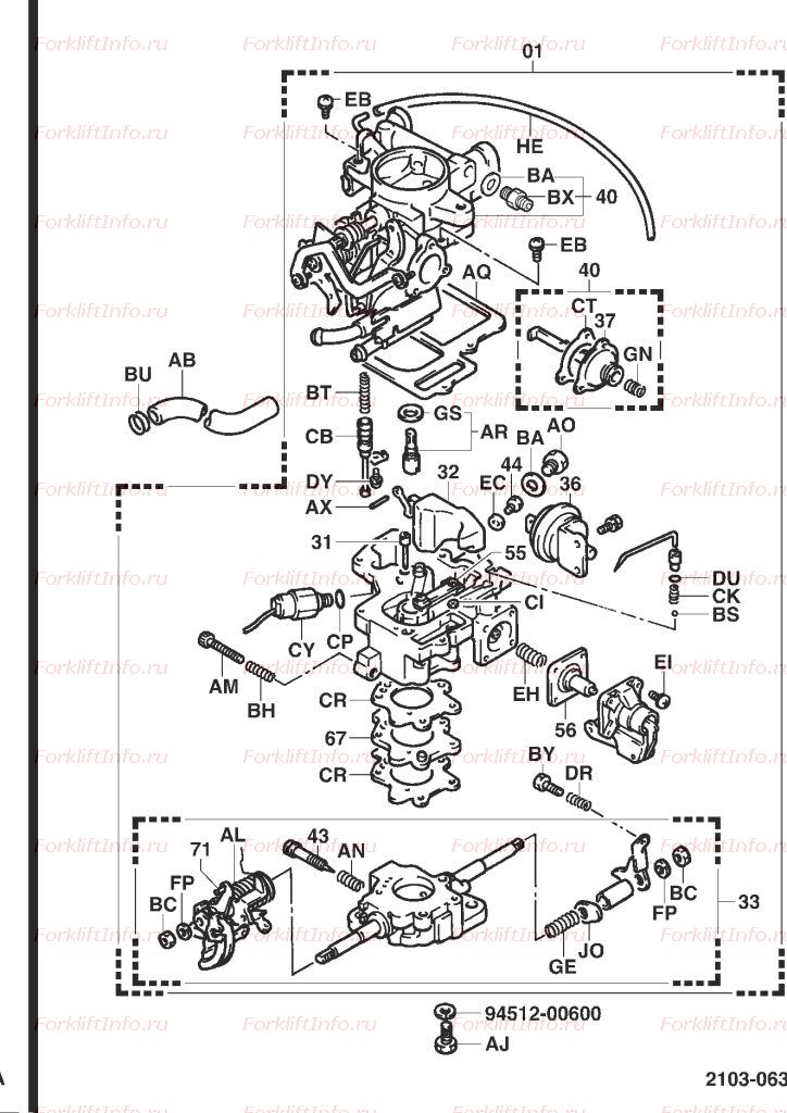 Карбюратор двигателя 5k Toyota